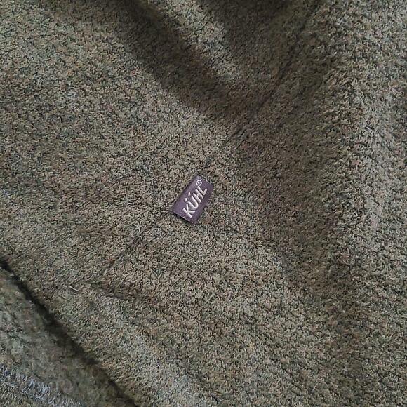 Kuhl Europa Alfpaca Fleece 1/4 Zip Pullover Olive Green Small - Picture 5 of 8